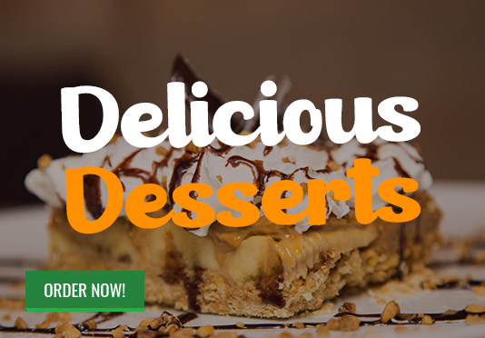 Delicious desserts from Americano
